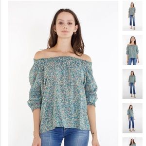 Mirth Craftans Blouse in Juniper Size Medium